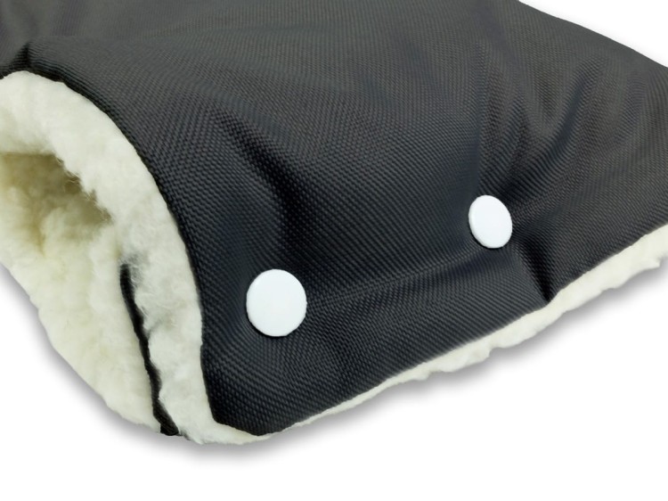 KiziaMizia mufka wełniana wodoodporna szary grafit 2.jpg