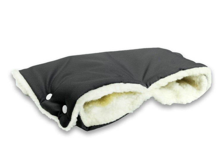 KiziaMizia mufka wełniana wodoodporna szary grafit 1.jpg